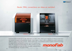 Catálogo monoFab ARM-10 SRM-20