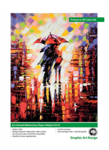 Papel Acuarela bellas artes, para impresión digital