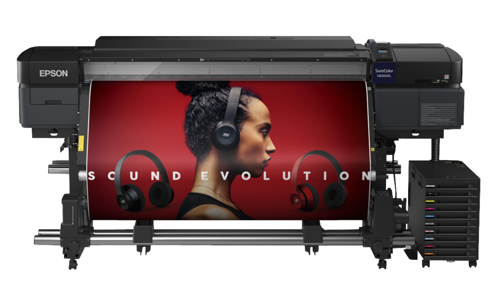 Impresora 1,60 m para cartelería creativa con 10 colores y bolsas de 1.5 litros