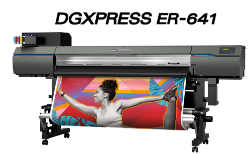 Impresora eco-solvente DGXPRESS ER-641. Ancho máximo de impresión: 1.625 mm,una calidad excepcional a un precio muy competitivo.