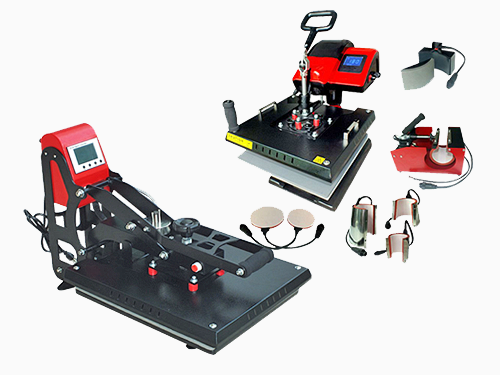 Planchas de transfer semiautomáticas, neumáticas y multiusos